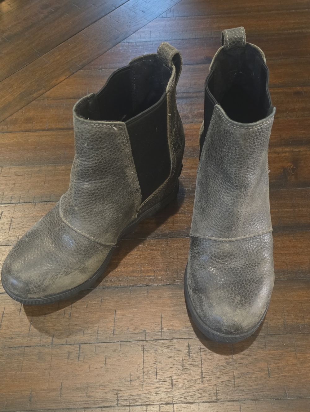 Sorel Womens Wedge Leather Boot 6.5